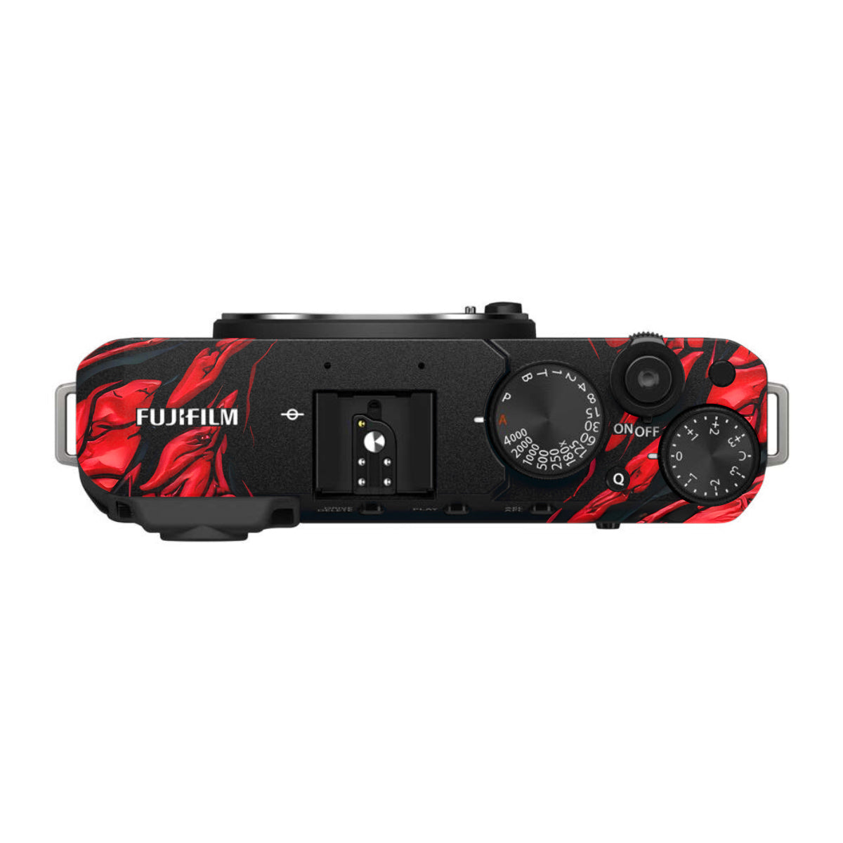 Venom Red FujiFilm X-E4 Camera Skin