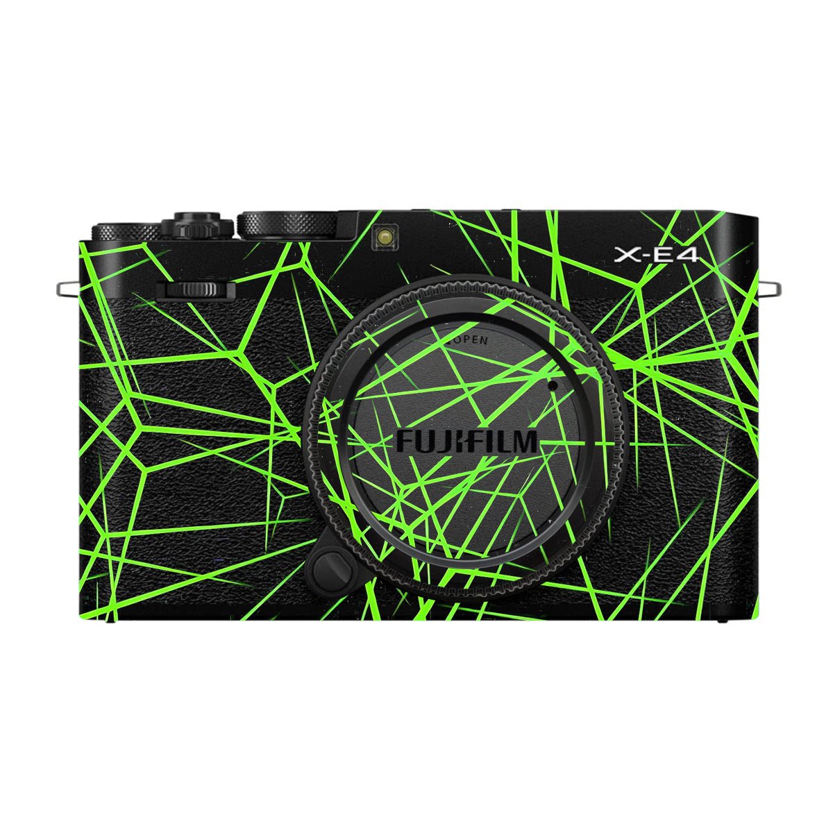 Neon Grid FujiFilm X-E4 Camera Skin