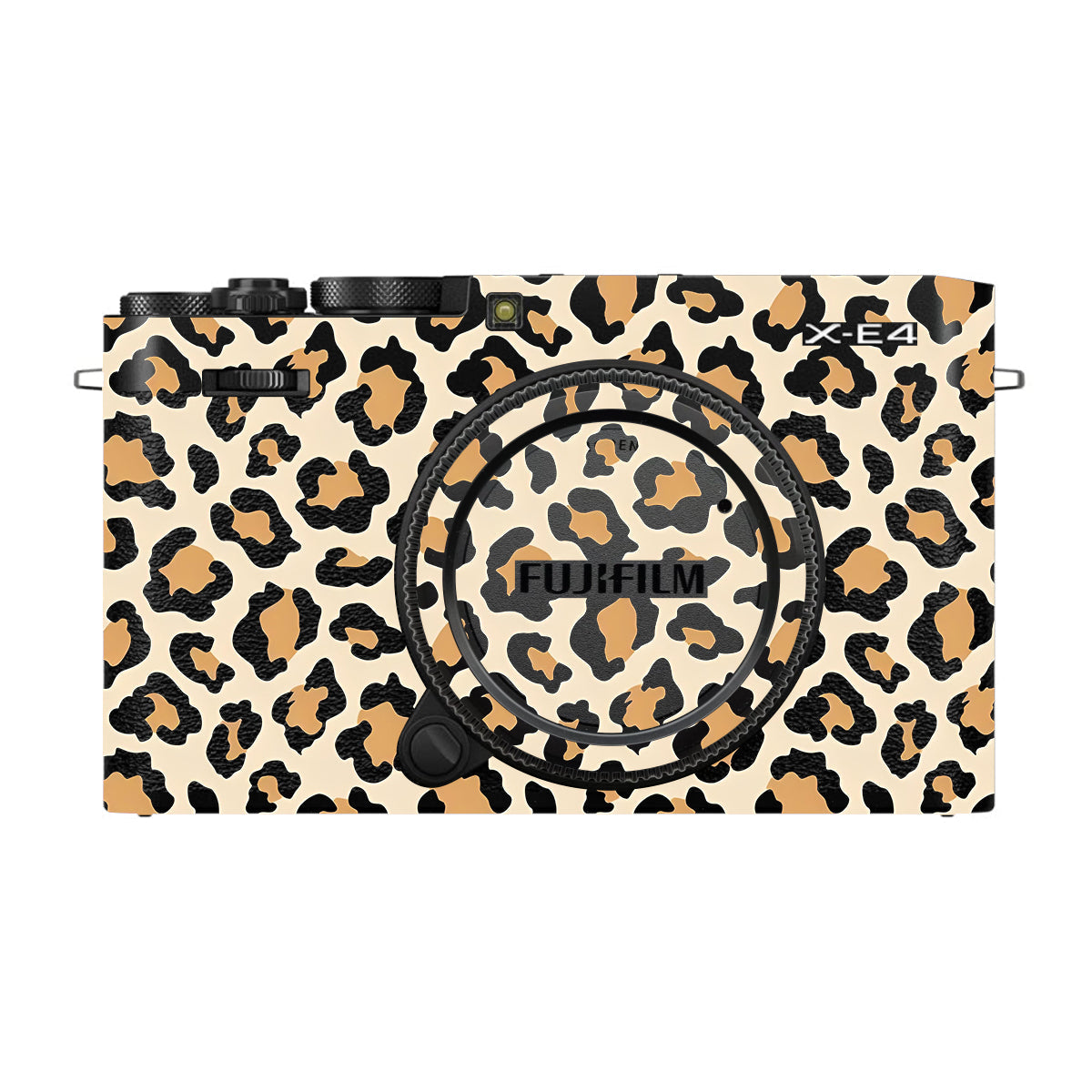 Sandy Leopard Spots FujiFilm X-E4 Camera Skin