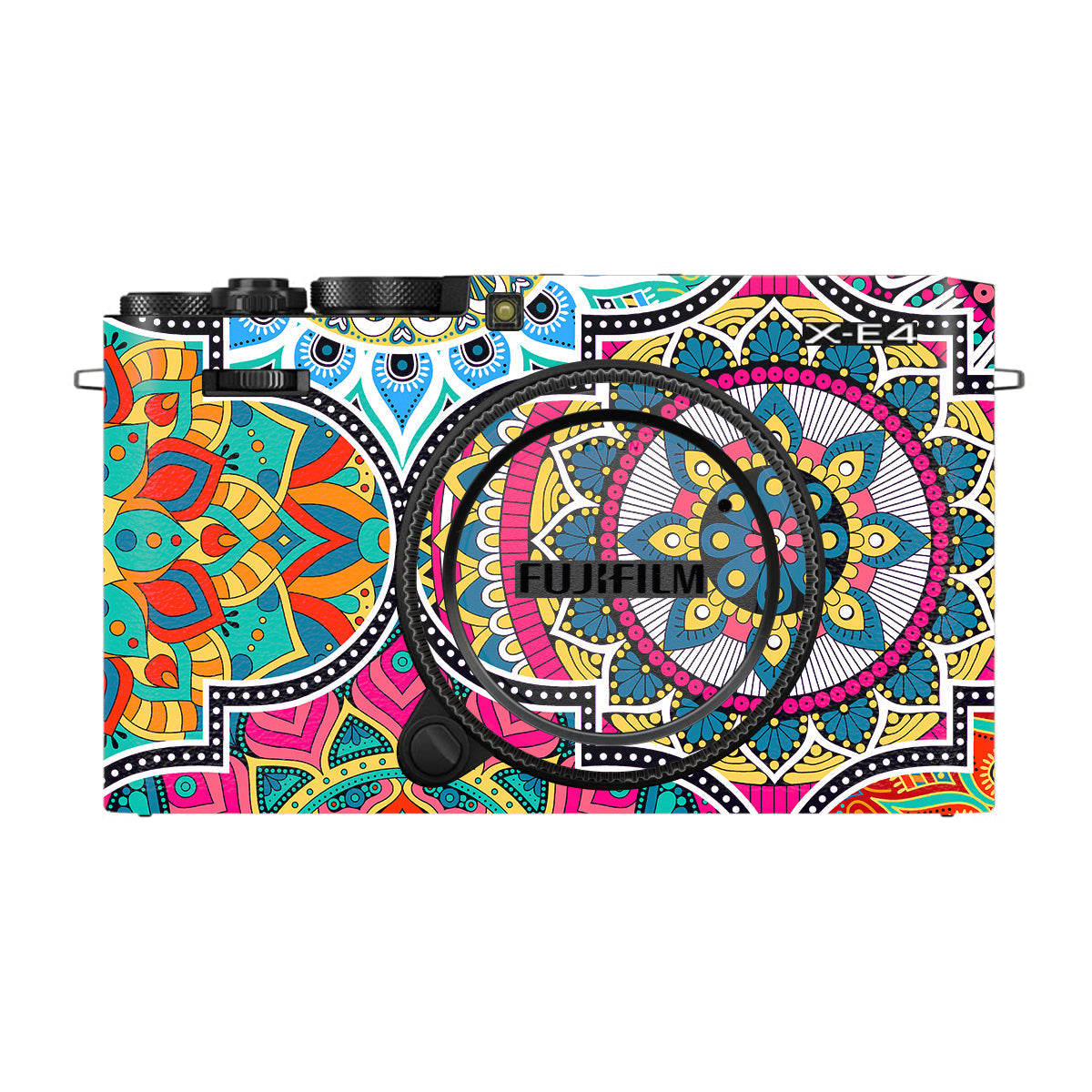 Boho Mandala Tile Pattern FujiFilm X-E4 Camera Skin