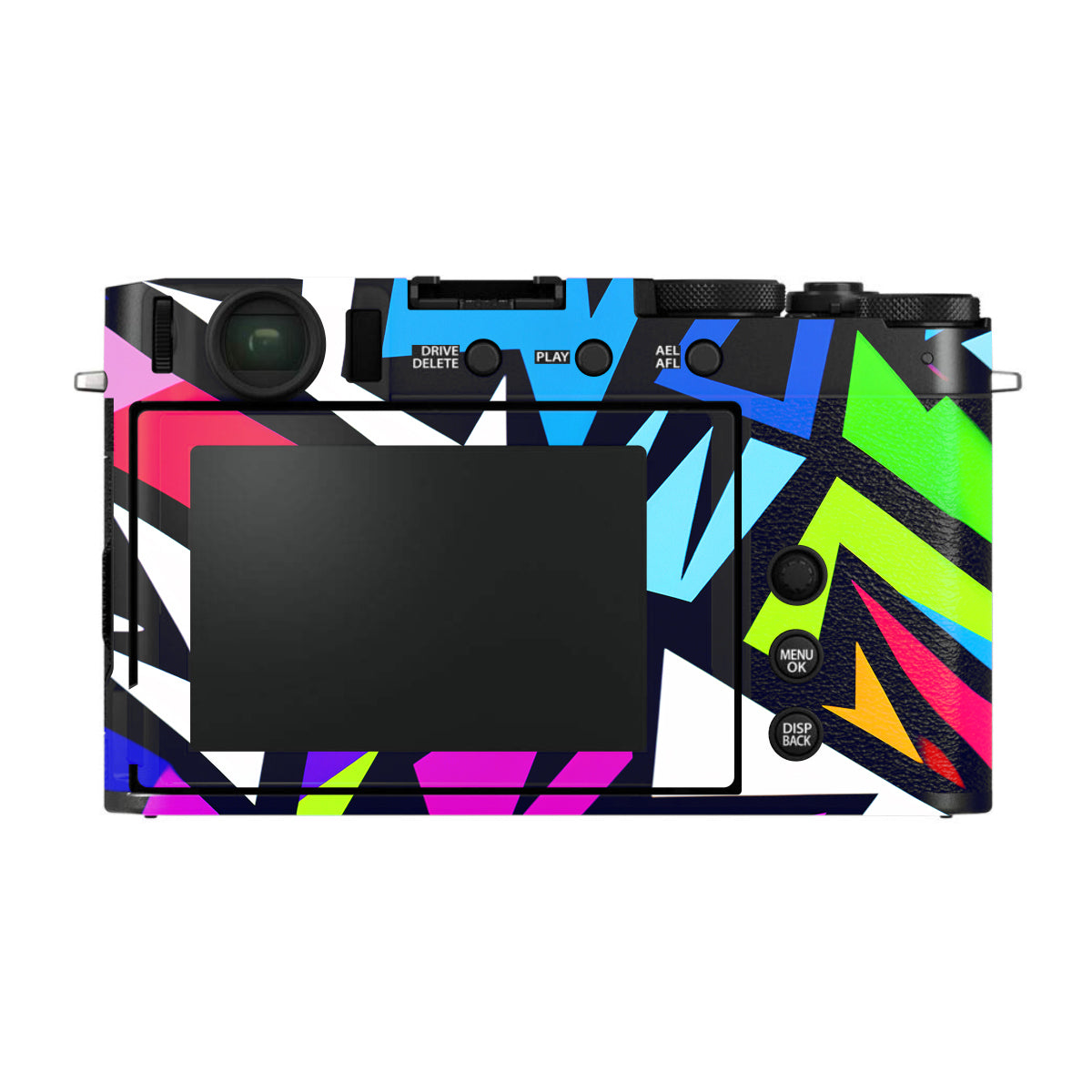 Bold Geometric Pop FujiFilm X-E4 Camera Skin
