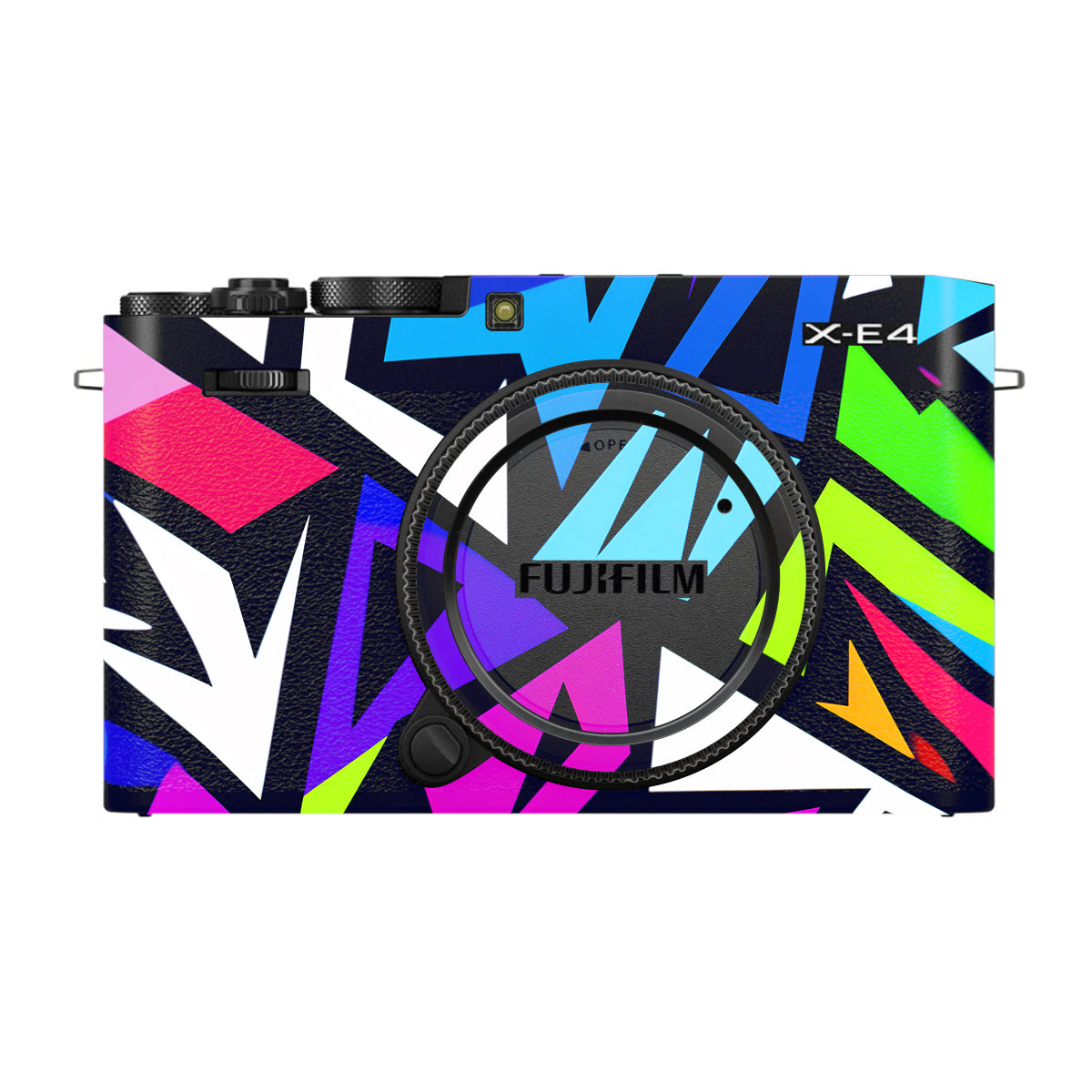 Bold Geometric Pop FujiFilm X-E4 Camera Skin