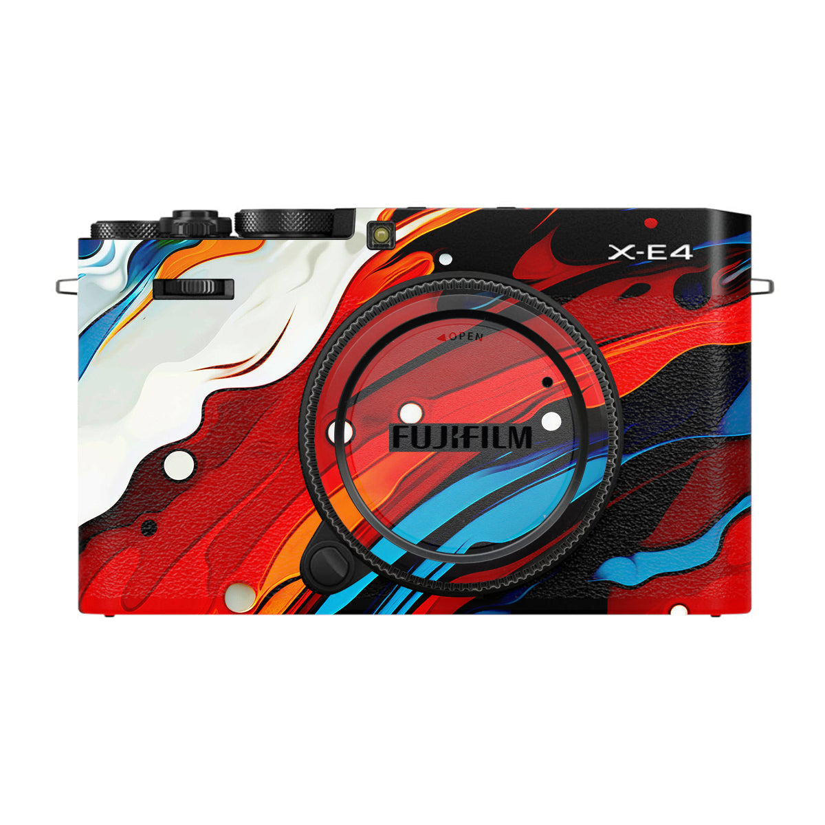 Fire & Ice Flow FujiFilm X-E4 Camera Skin