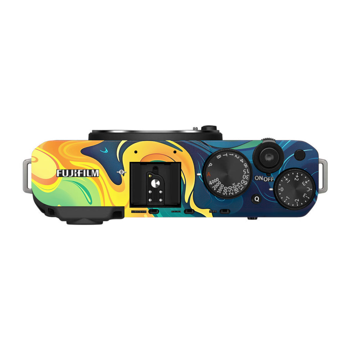 Rainbow Liquid Fusion FujiFilm X-E4 Camera Skin