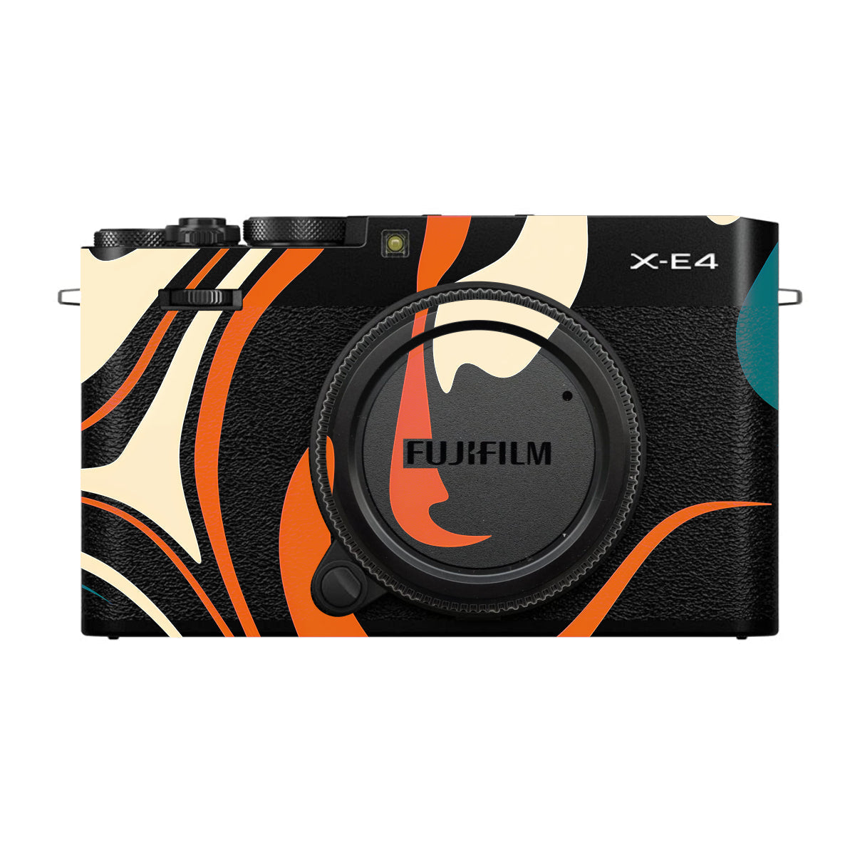 Mid-Century Abstract Swirl FujiFilm X-E4 Camera Skin