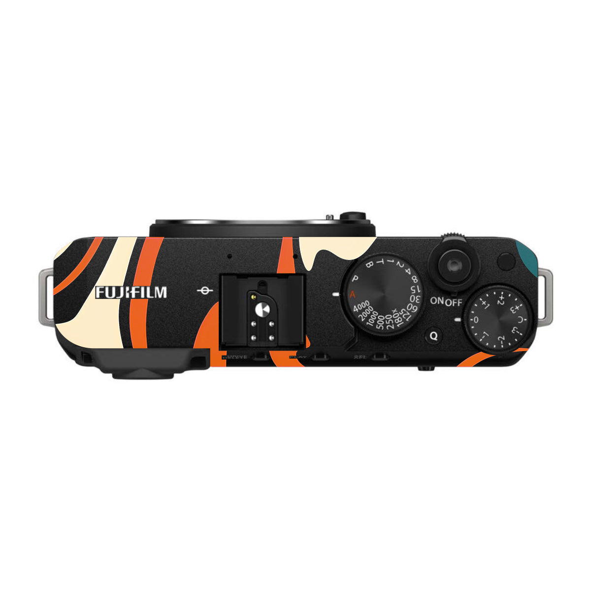 Mid-Century Abstract Swirl FujiFilm X-E4 Camera Skin