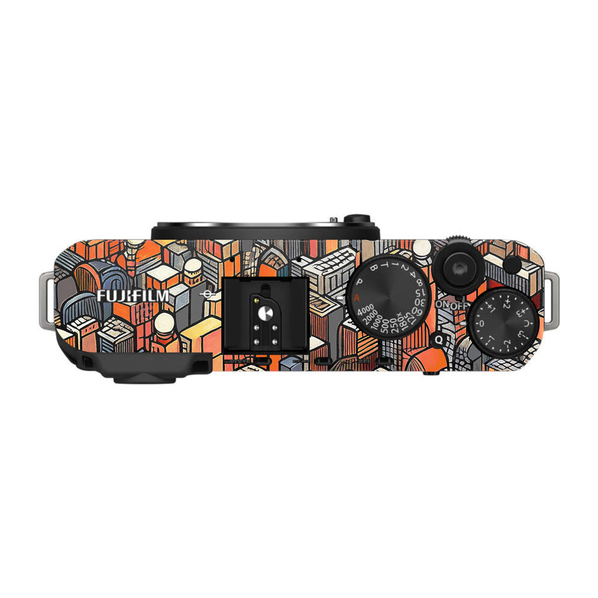 Isometric Cityscape FujiFilm X-E4 Camera Skin