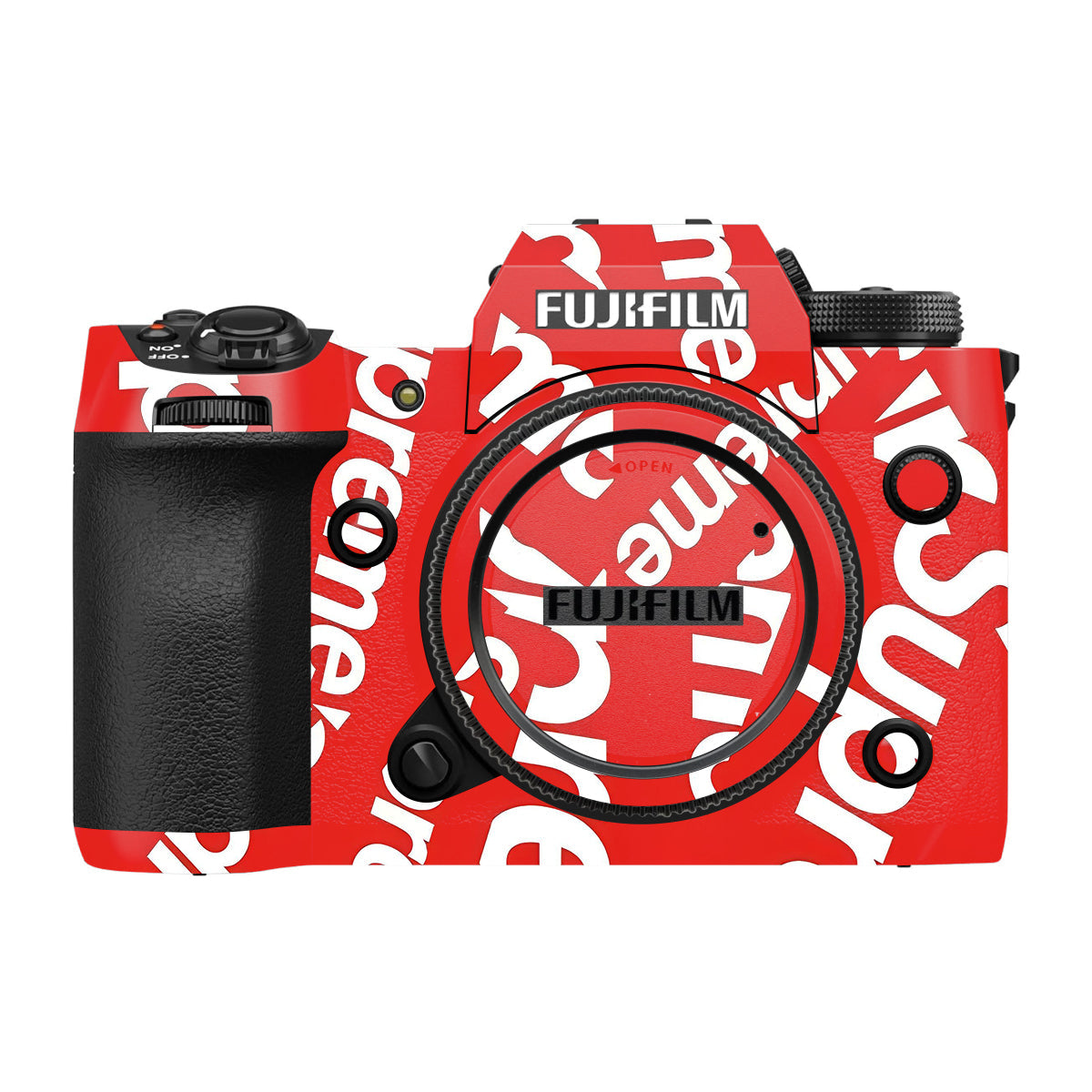 Supreme Red Fujifilm X-H2 Camera Skin