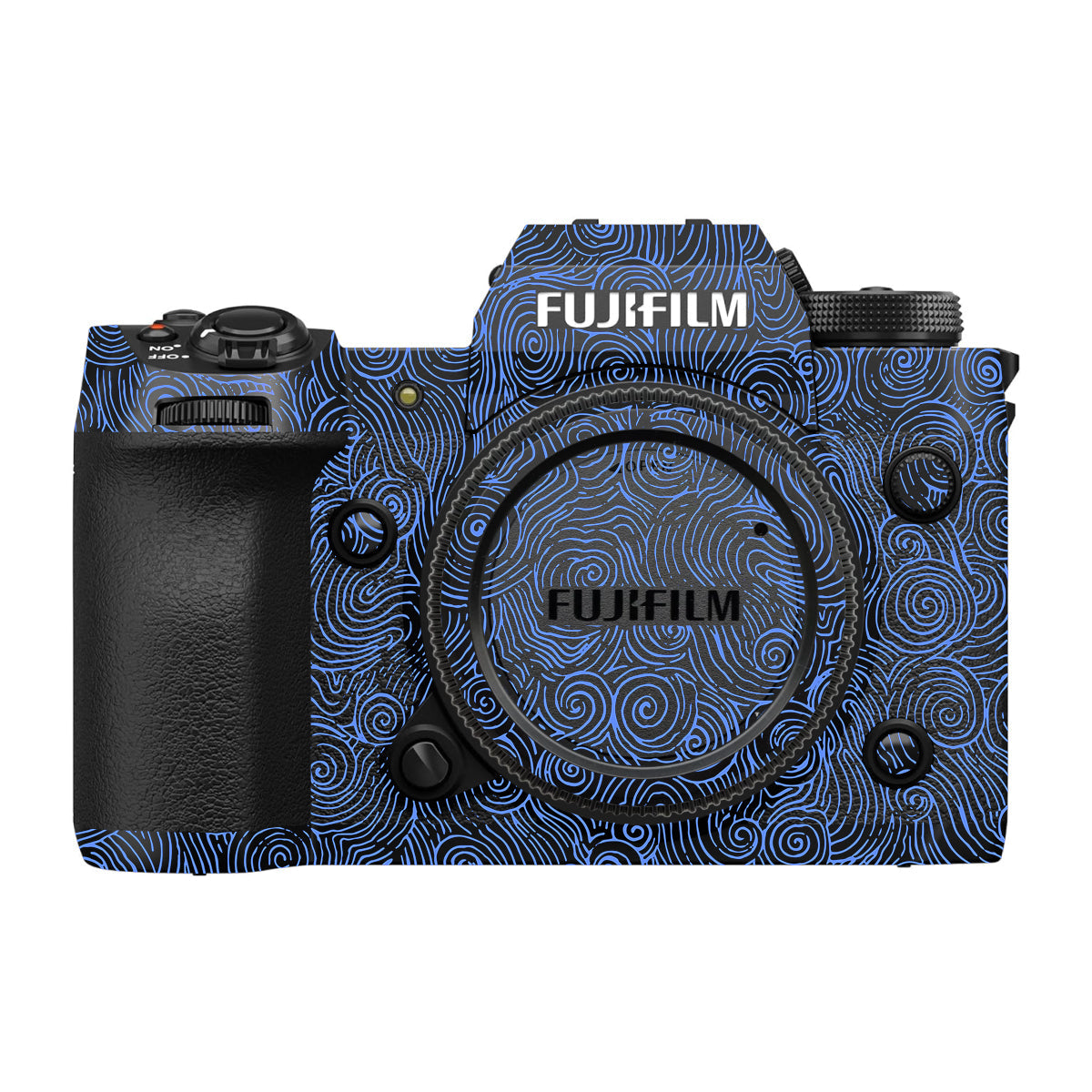 Blue Spirals Fujifilm X-H2 Camera Skin