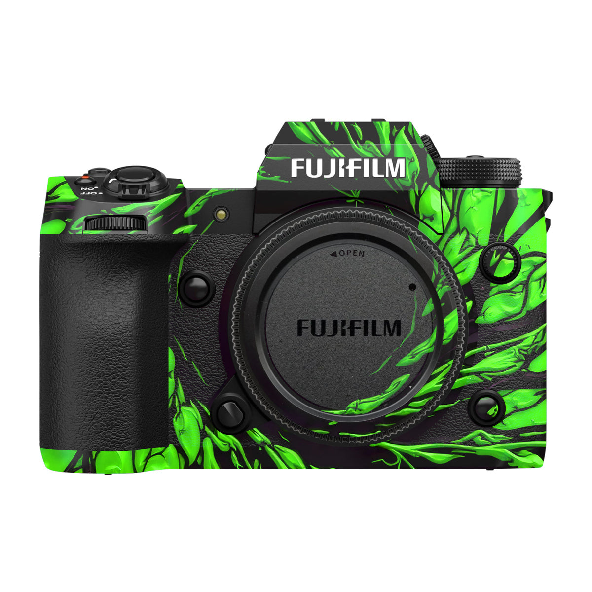 Venom Green Fujifilm X-H2 Camera Skin