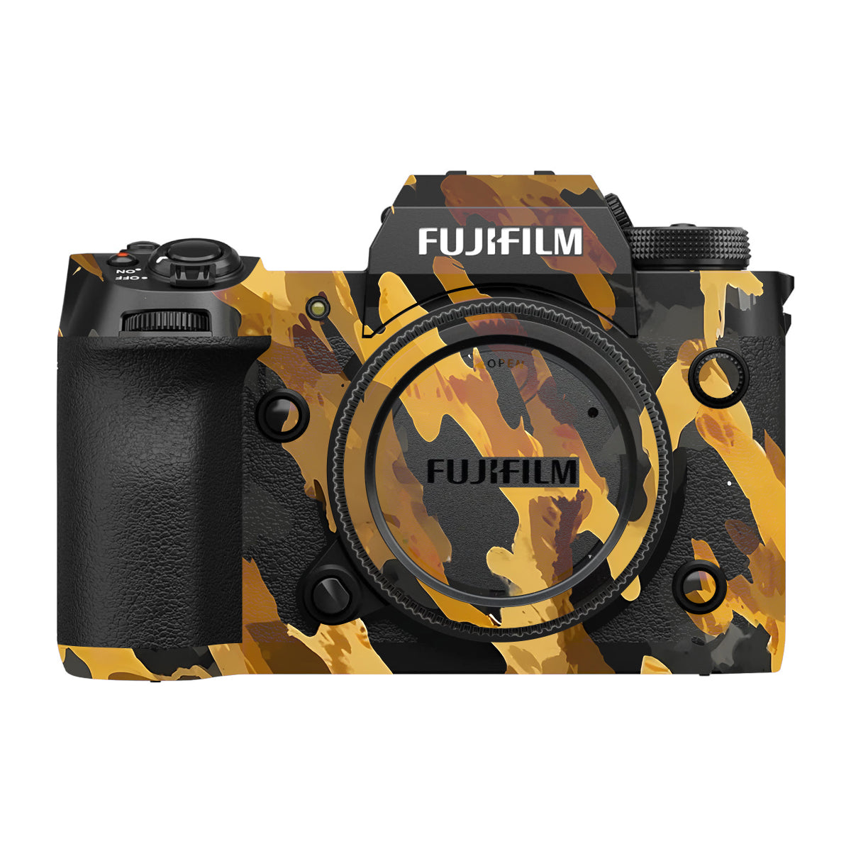 Camo Tiger Blend Fujifilm X-H2 Camera Skin