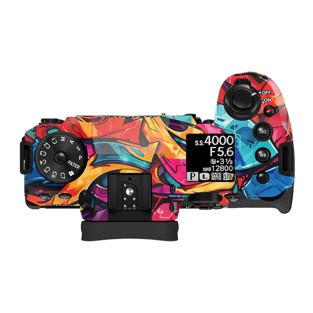 Urban Graffiti Explosion Fujifilm X-H2 Camera Skin