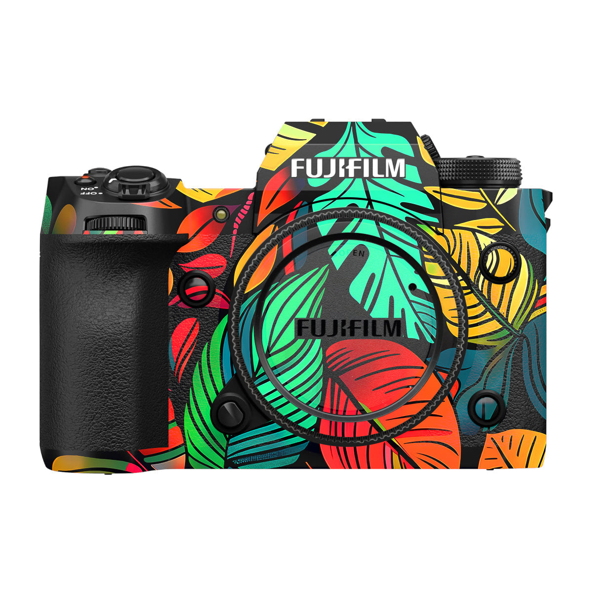 Tropical Jungle Leaves Fujifilm X-H2 Camera Skin