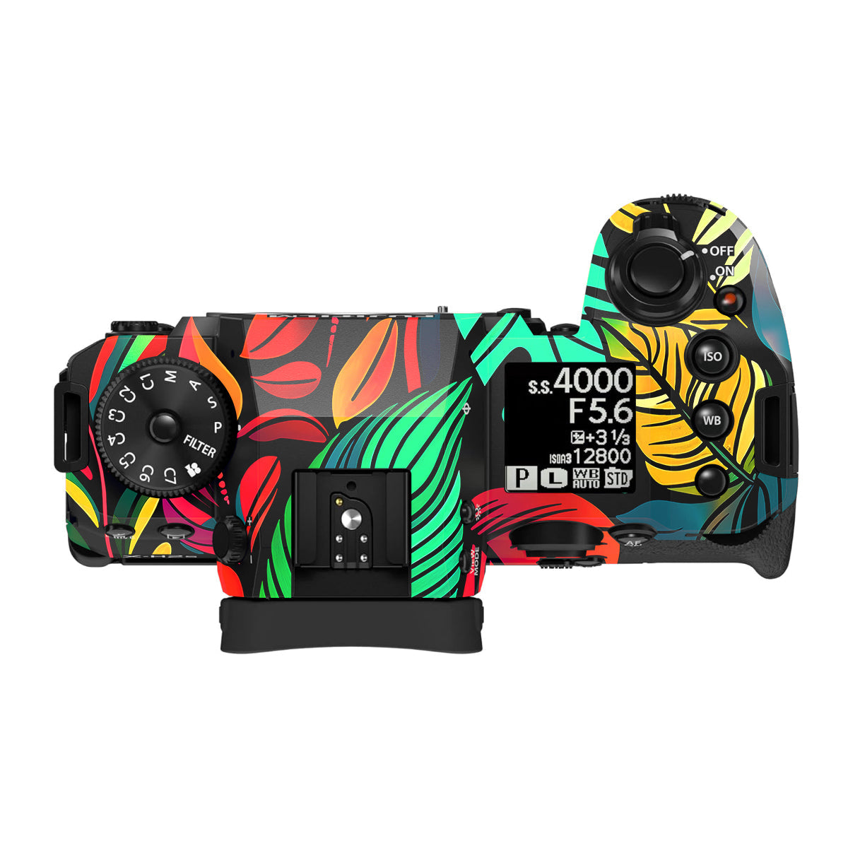 Tropical Jungle Leaves Fujifilm X-H2 Camera Skin