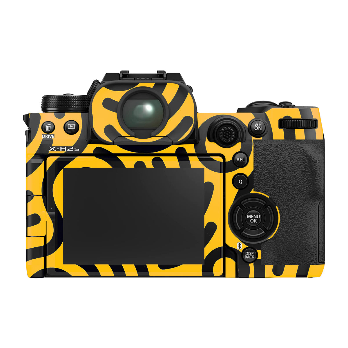 Minimal Yellow Wave Fujifilm X-H2 Camera Skin