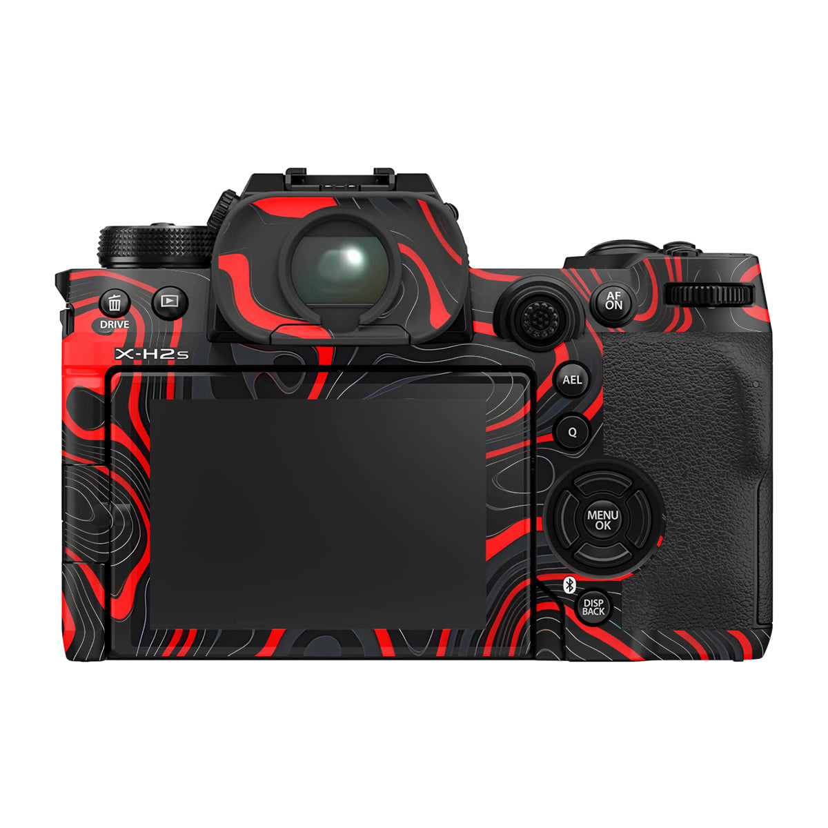 Crimson Waves Fujifilm X-H2S Camera Skin