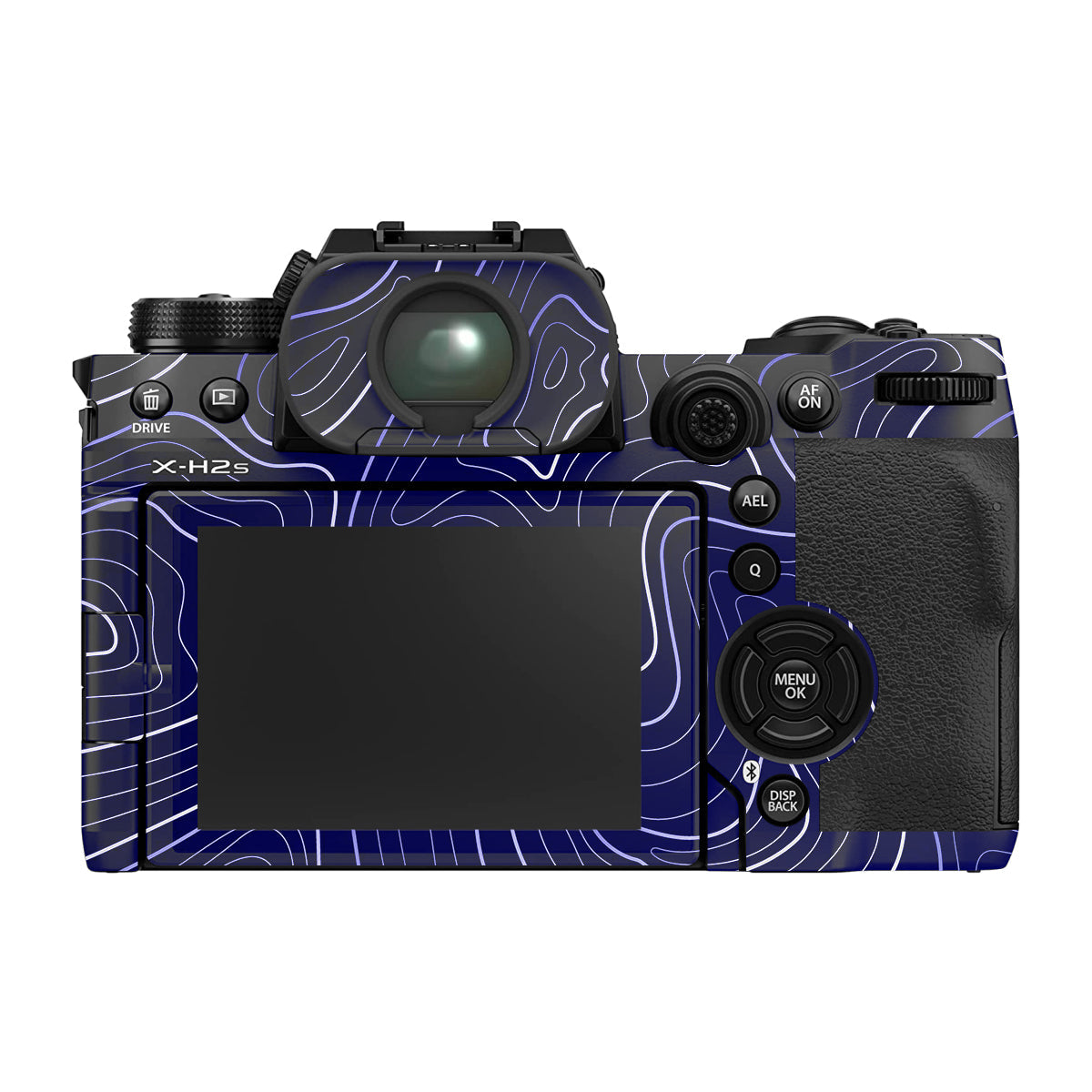 Deep Blue Contour Fujifilm X-H2S Camera Skin