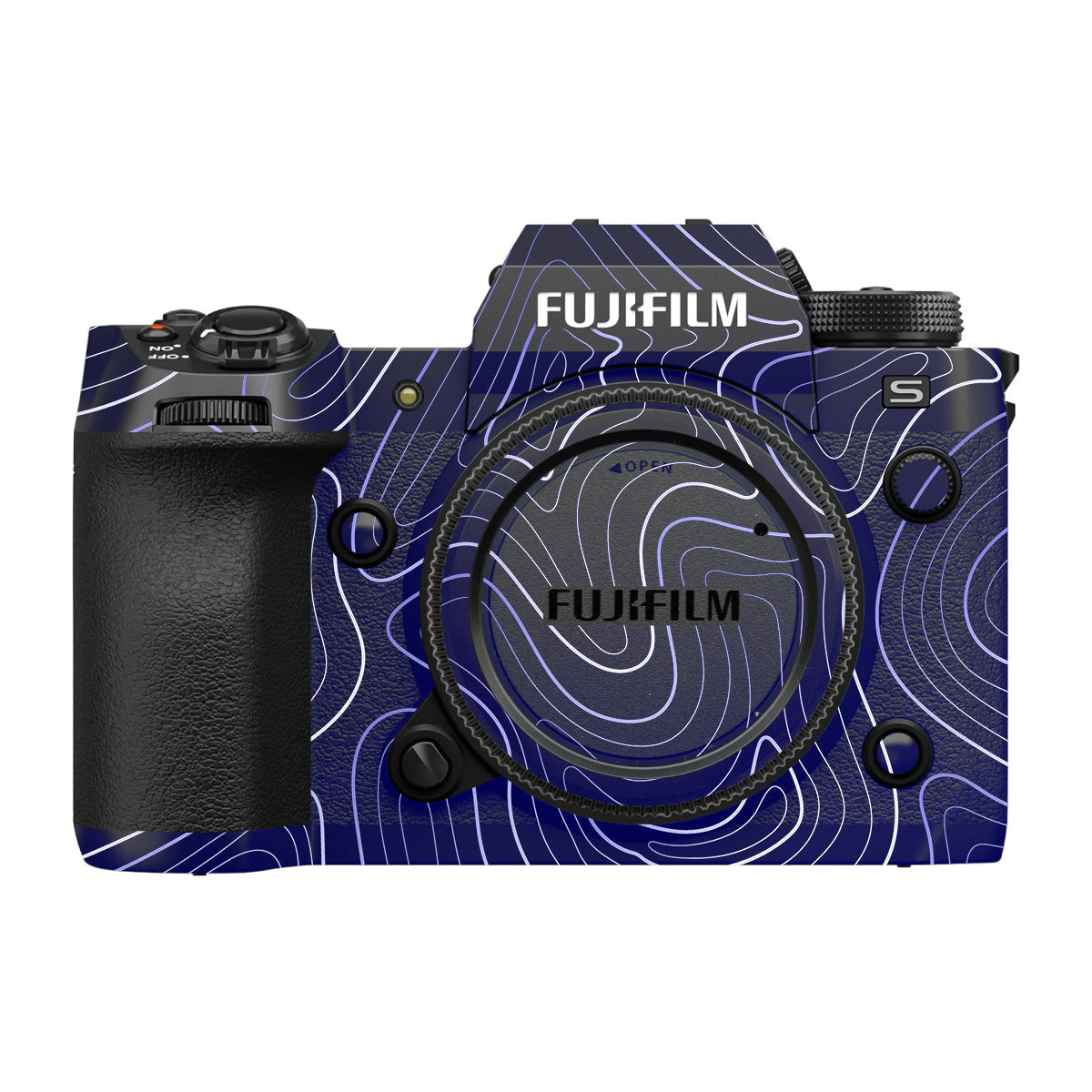 Deep Blue Contour Fujifilm X-H2S Camera Skin