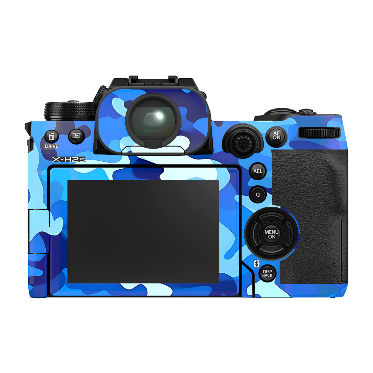 Arctic Blue Camo Pattern Fujifilm X-H2S Camera Skin