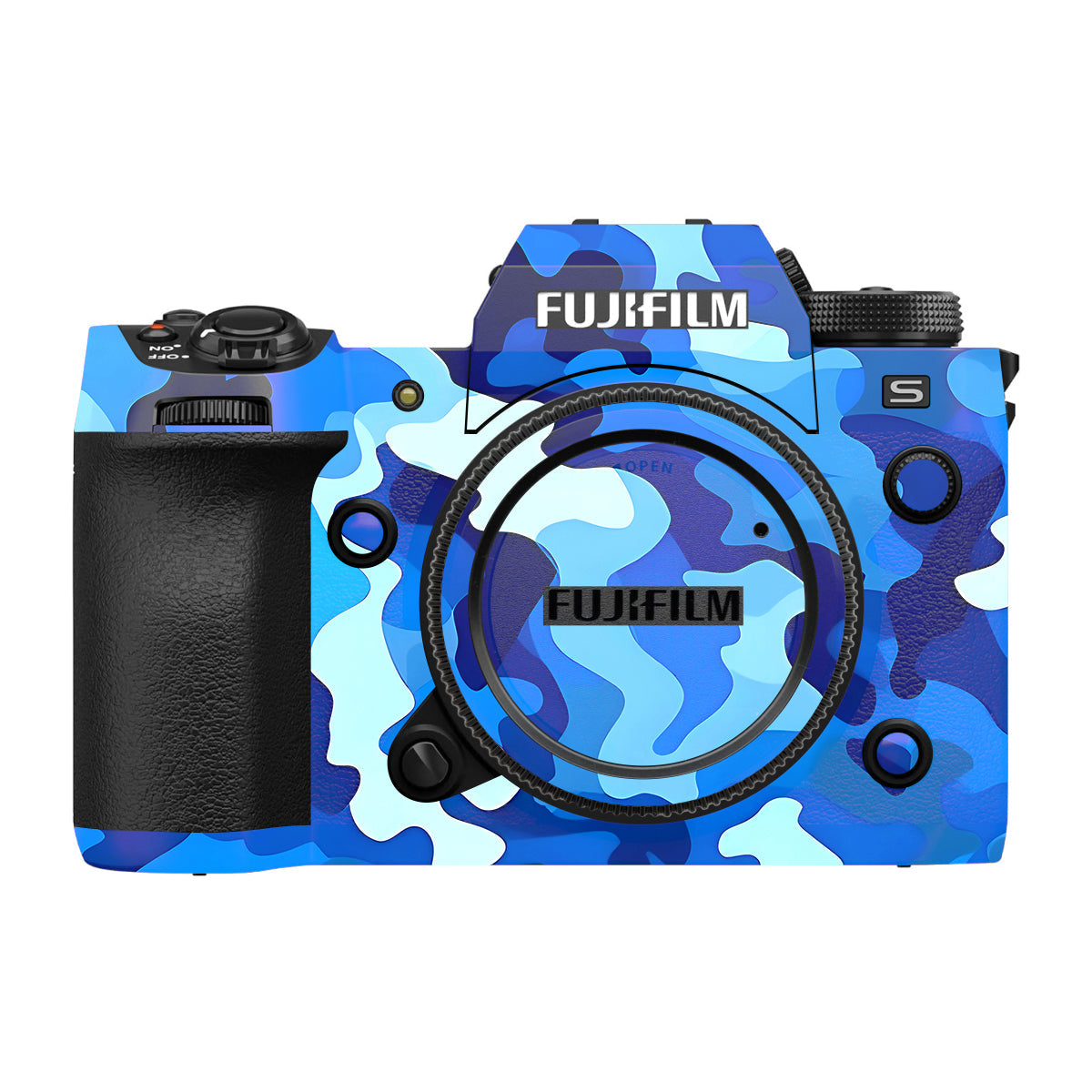 Arctic Blue Camo Pattern Fujifilm X-H2S Camera Skin