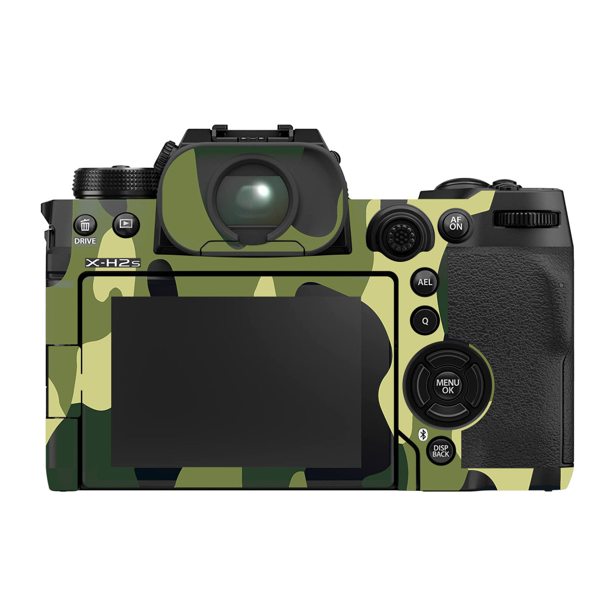 Forest Green Camo Fujifilm X-H2S Camera Skin