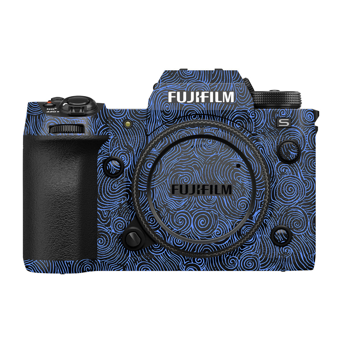 Blue Spirals Fujifilm X-H2S Camera Skin