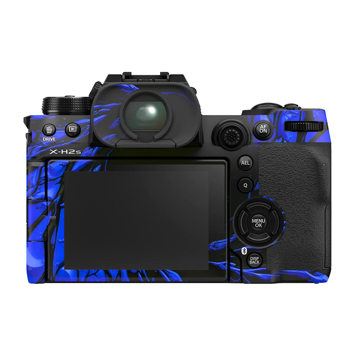 Venom Blue Fujifilm X-H2S Camera Skin