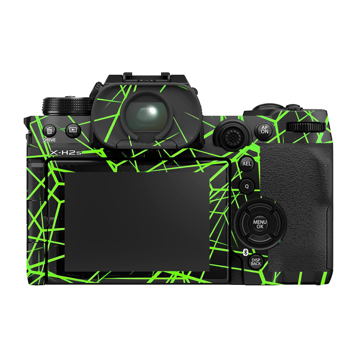 Neon Grid Fujifilm X-H2S Camera Skin