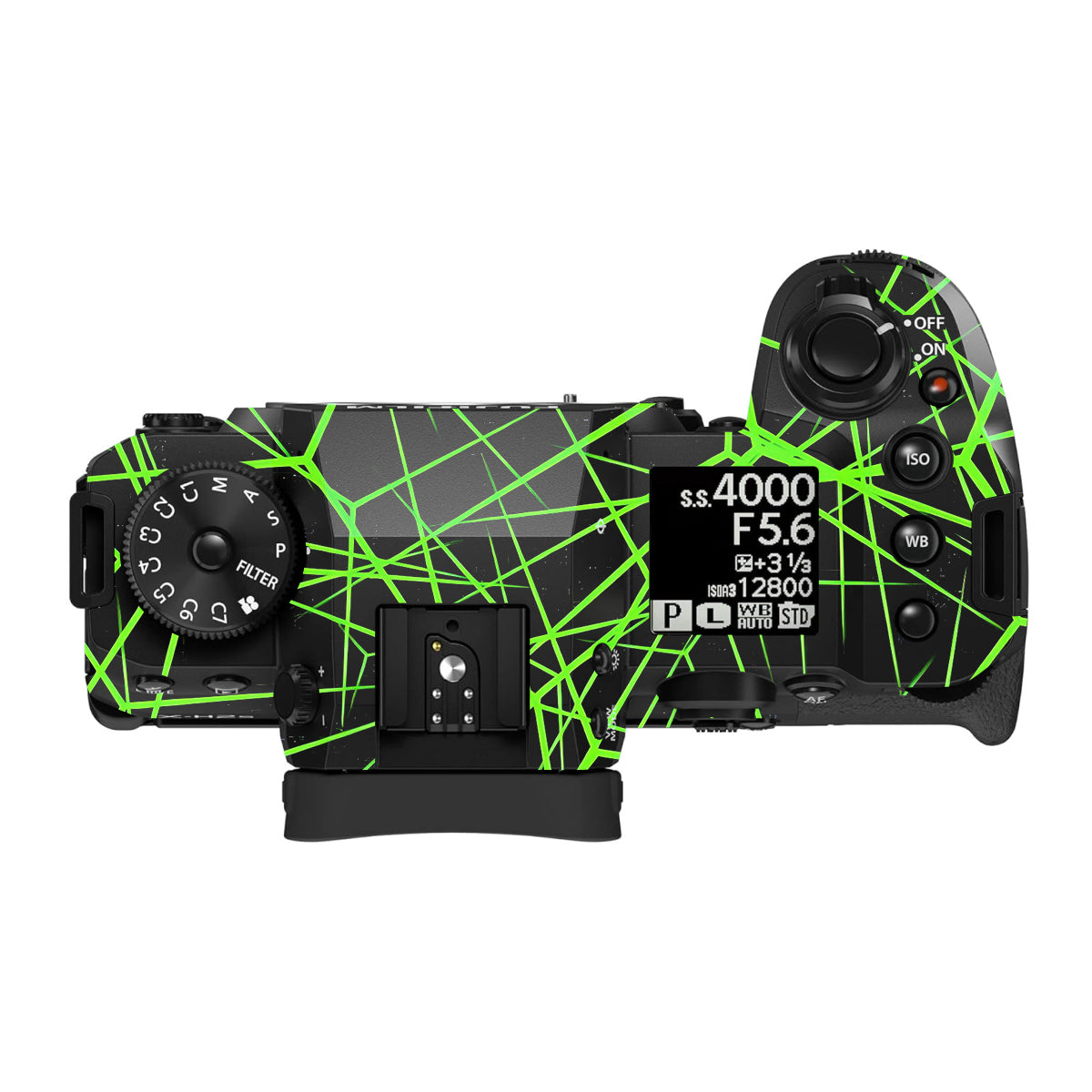 Neon Grid Fujifilm X-H2S Camera Skin