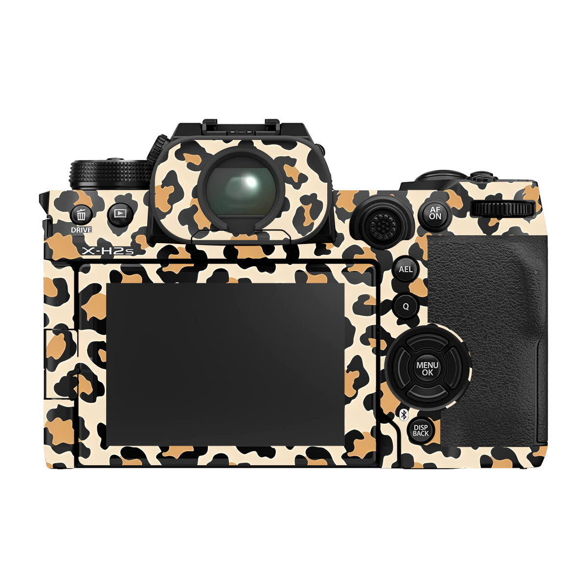 Sandy Leopard Spots Fujifilm X-H2S Camera Skin