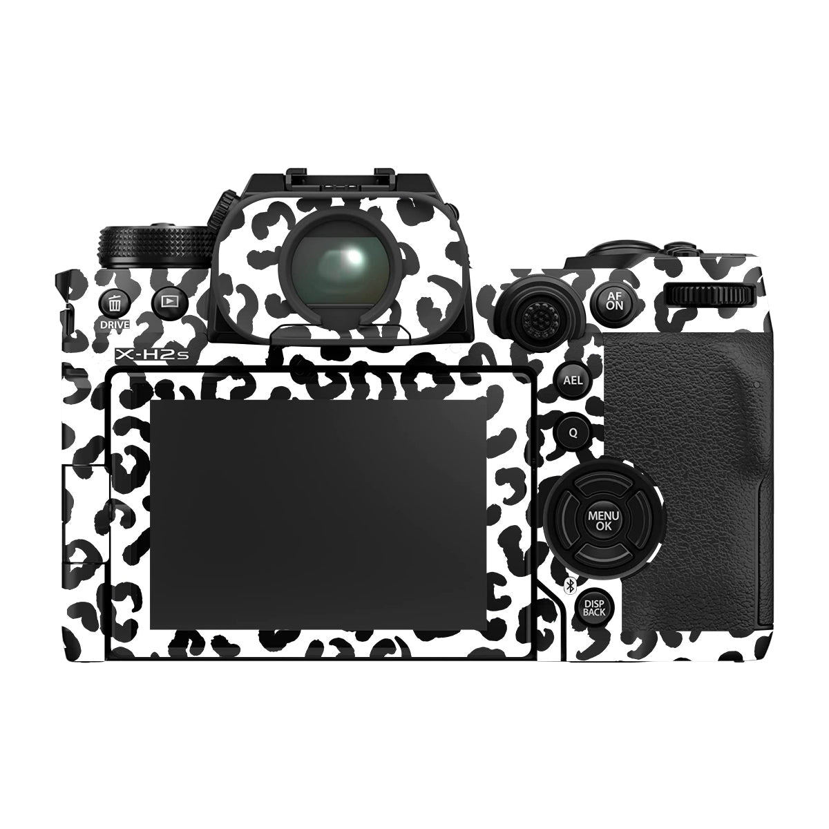 White Leopard Fujifilm X-H2S Camera Skin