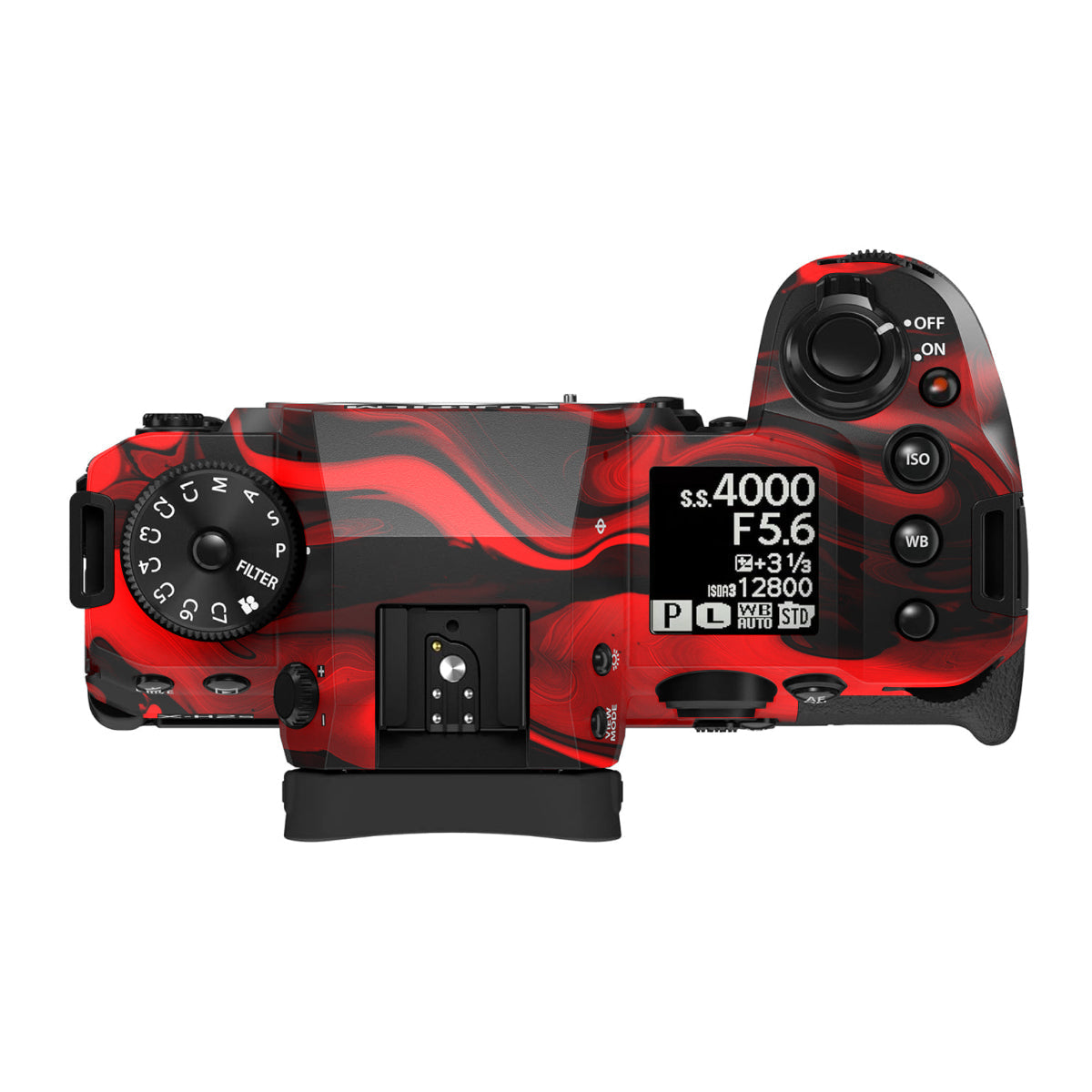 Red Lava Flow Fujifilm X-H2S Camera Skin