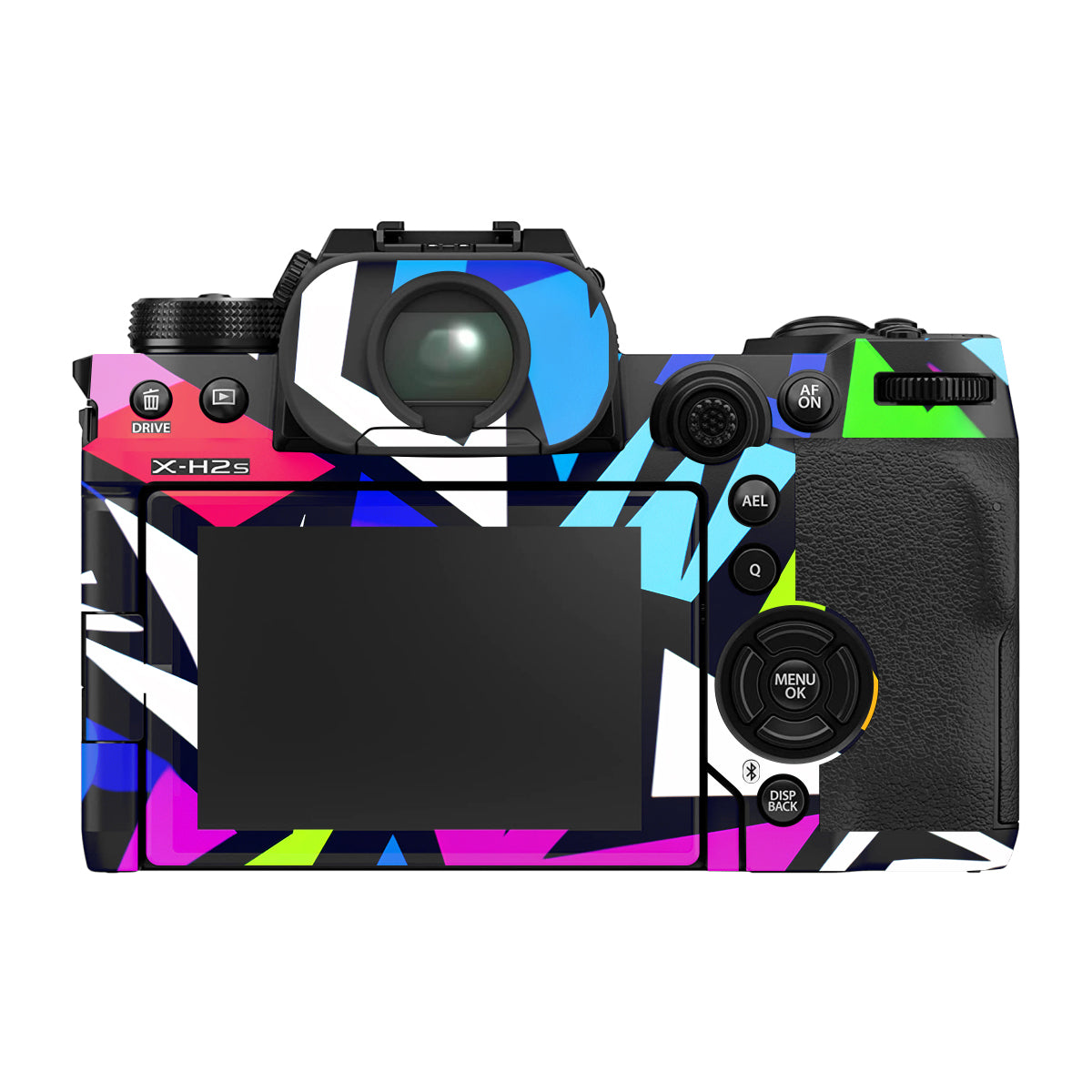 Bold Geometric Pop Fujifilm X-H2S Camera Skin