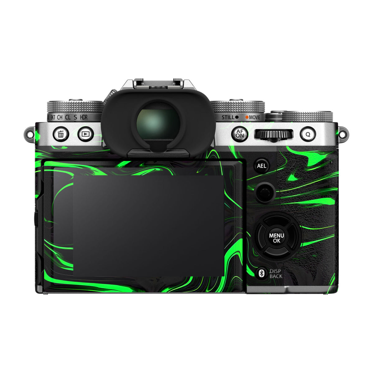 Green Liquid Pattern FujiFilm X-T5 Camera Skin