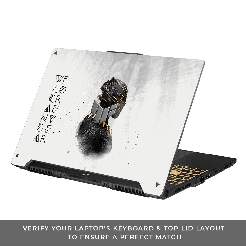 Wakanda Forever Black Panther Comic Asus TUF F16 and A16 Laptop Skin