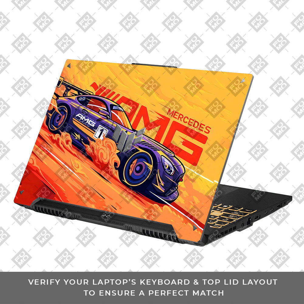 Mercedes AMG Asus TUF F16 and A16 Laptop Skin