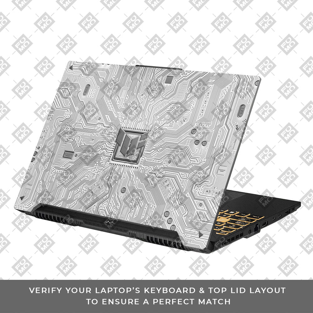 FOMO Circuit Light Mode Asus TUF F16 and A16 Laptop Skin