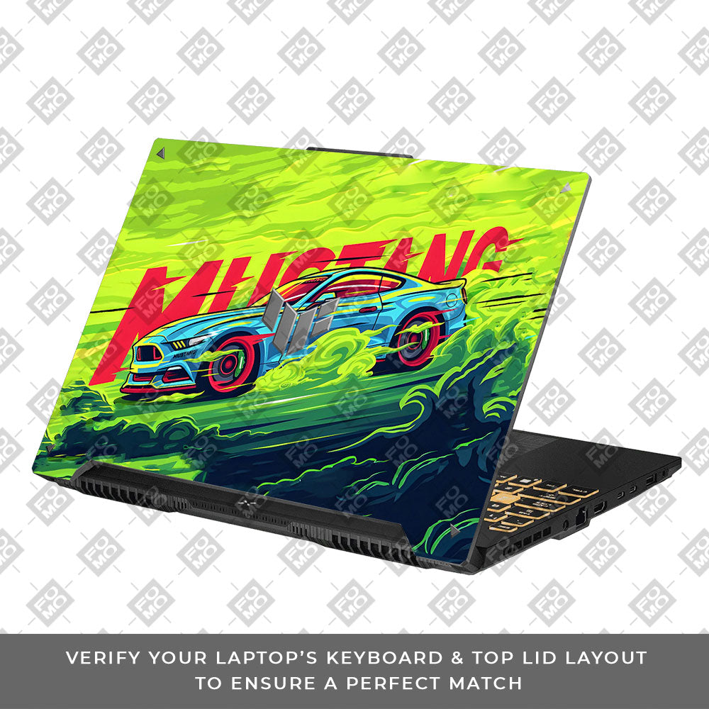 Ford Mustang Legacy Asus TUF F16 and A16 Laptop Skin