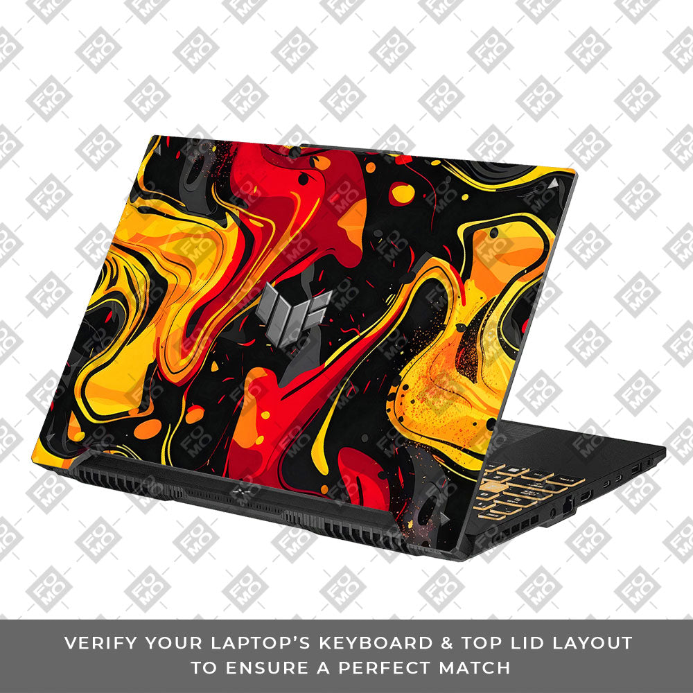 Lava Burst Asus TUF F16 and A16 Laptop Skin
