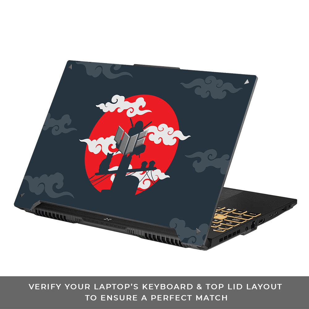 Itachi Uchiha Asus TUF F16 and A16 Laptop Skin