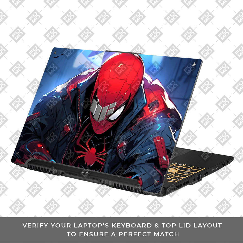 Spiderman Classic Asus TUF Gaming F16 and TUF Gaming A16 3D Laptop Skin