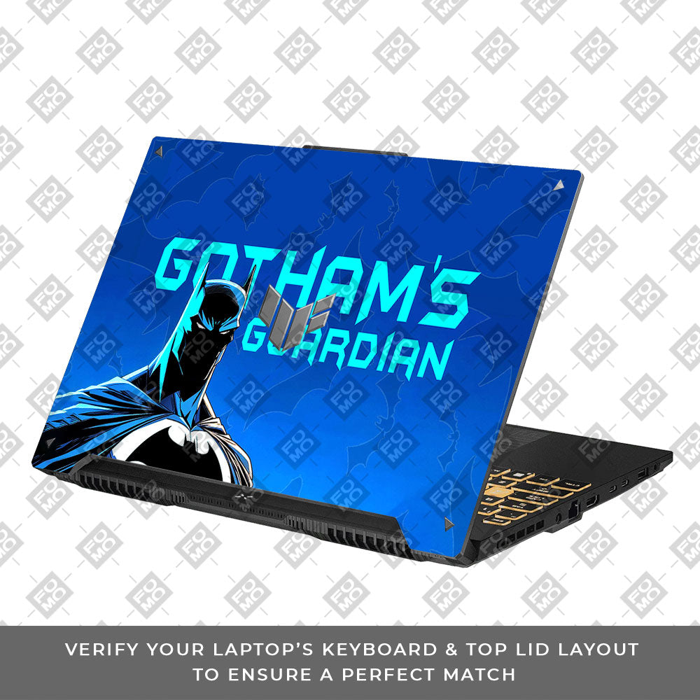 Gotham's Guardian Batman Asus TUF F16 and A16 Laptop Skin