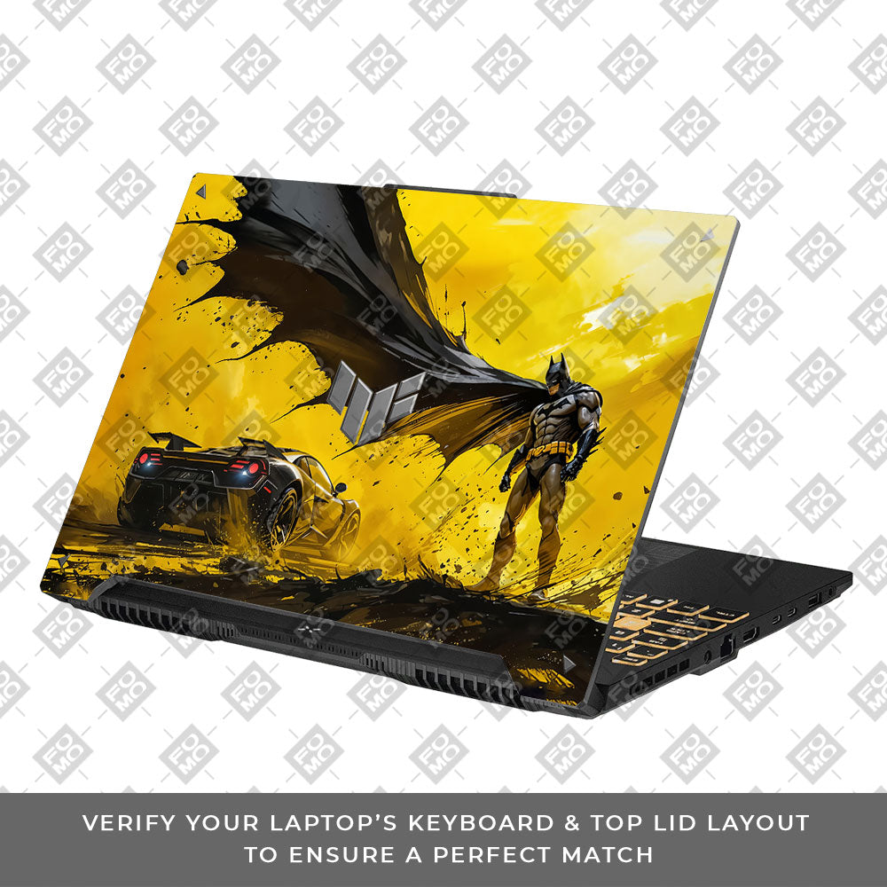 Dark Knight Velocity Asus TUF F16 and A16 Laptop Skin