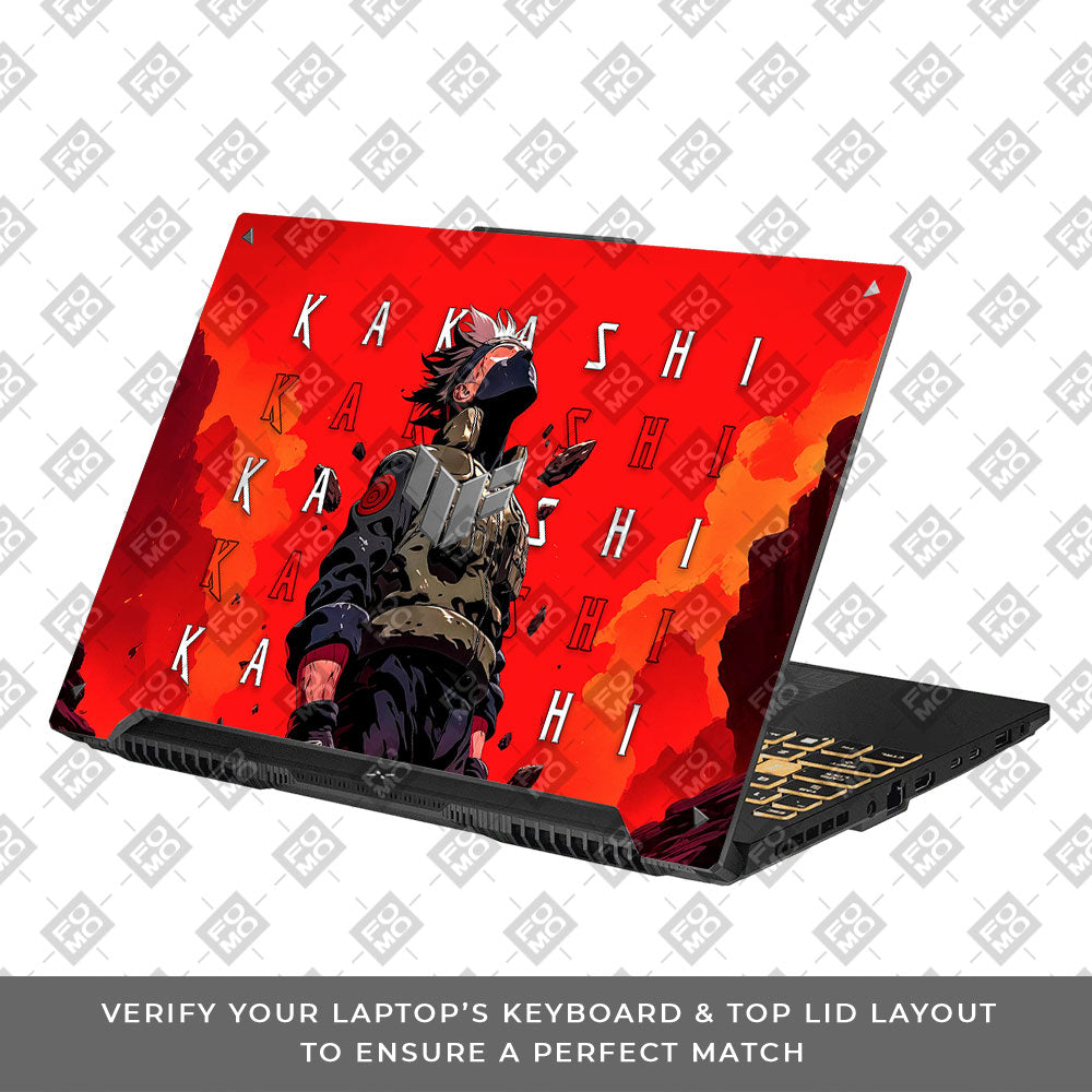 Kakashi Hatake Inferno Asus TUF F16 and A16 Laptop Skin