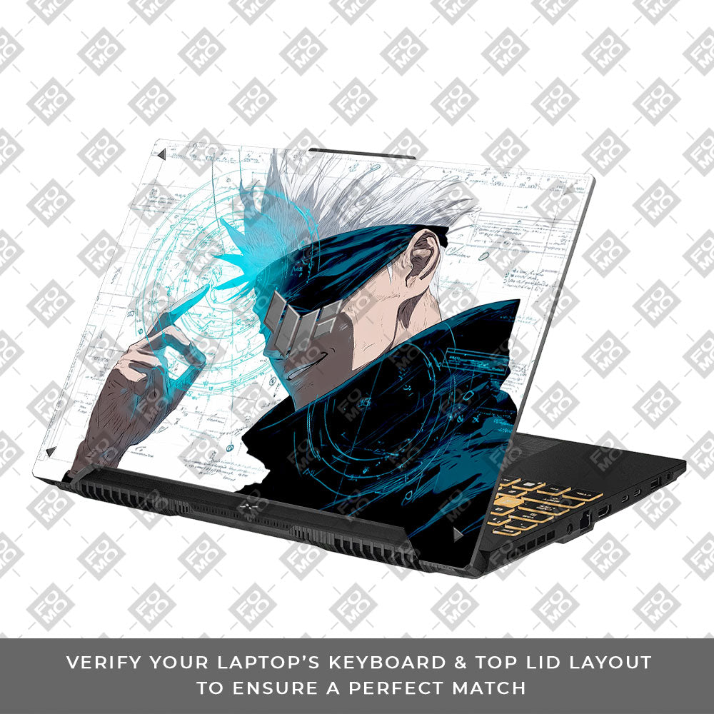 Gojo Satoru Power Asus TUF F16 and A16 Laptop Skin