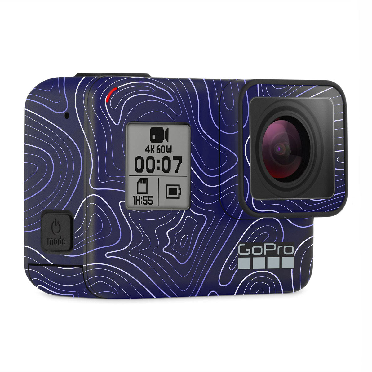 Deep Blue Contour GoPro Hero 7 Camera Skins