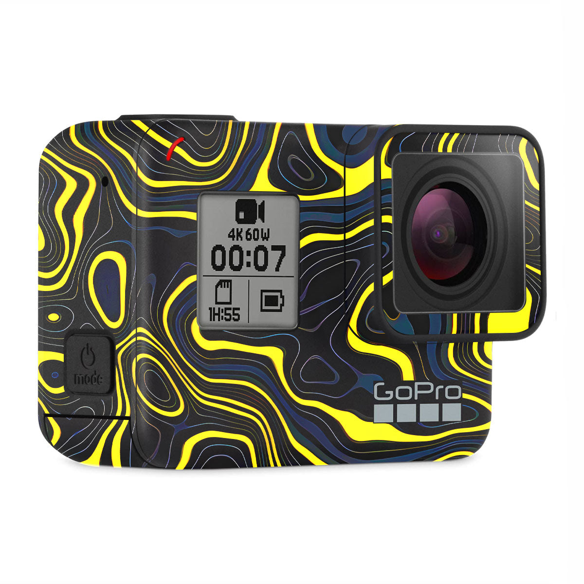 Neon Lava Contours GoPro Hero 7 Camera Skins