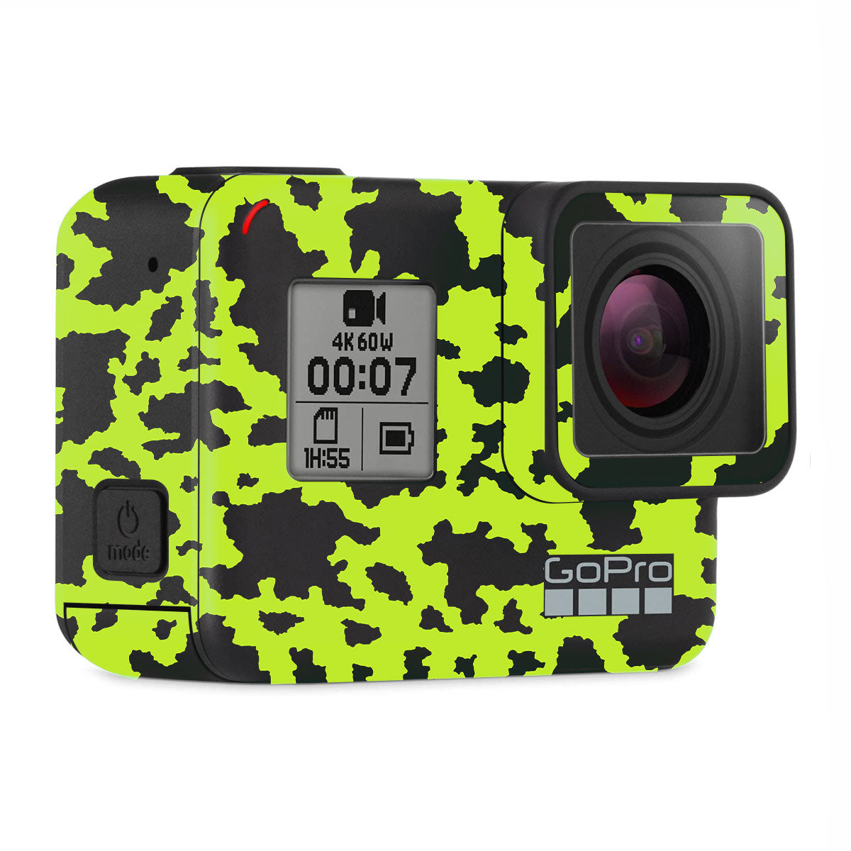 Neon Green Splatter GoPro Hero 7 Camera Skins