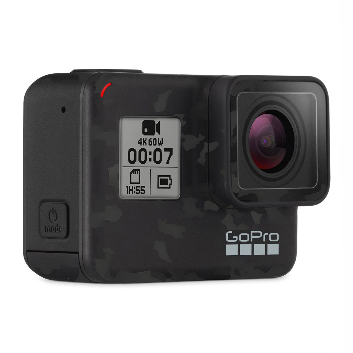 Black Camouflage GoPro Hero 7 Camera Skins