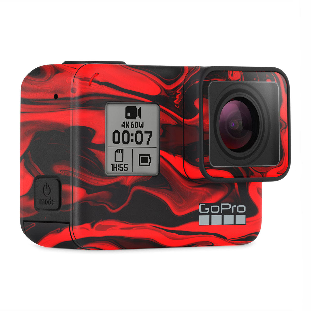 Red Lava Flow GoPro Hero 7 Camera Skins